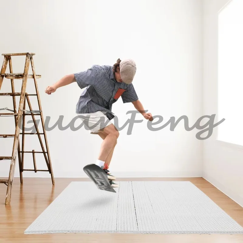 Tappetino da sci a spugna con aghi, lunghezza 2m x larghezza 2m/larghezza 1m, per allenamento sci/snowboard, 25/50 pz