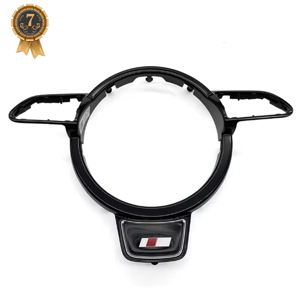 

For Audi S RS SLINE logo A1 A6C7 steeringwheel button frame ADA6C7AJKDYBSB