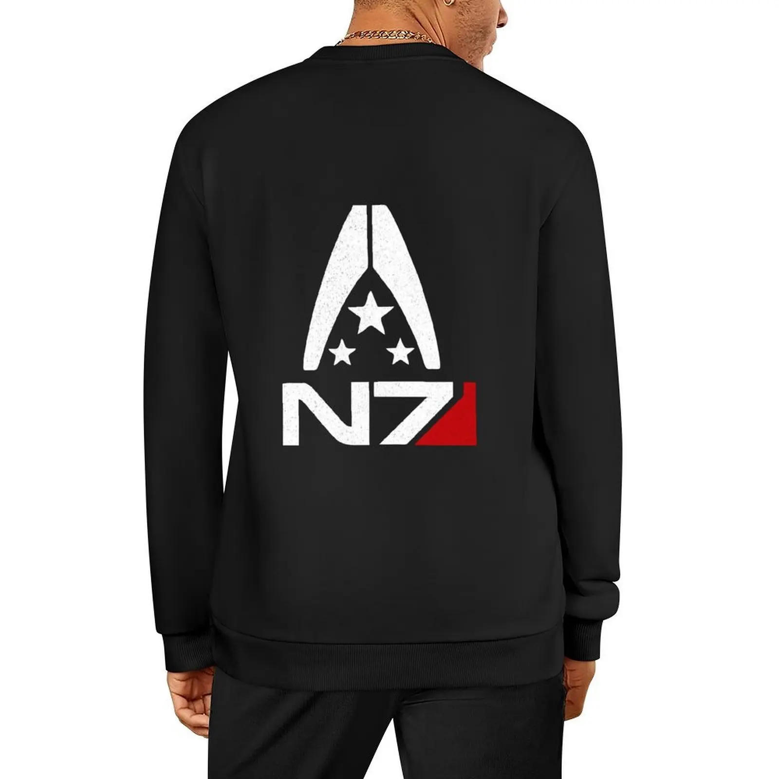 

MASS EFFECT - N7 Game Pullover korean clothes clothes for men blouse men's autumn clothes sweatshirts