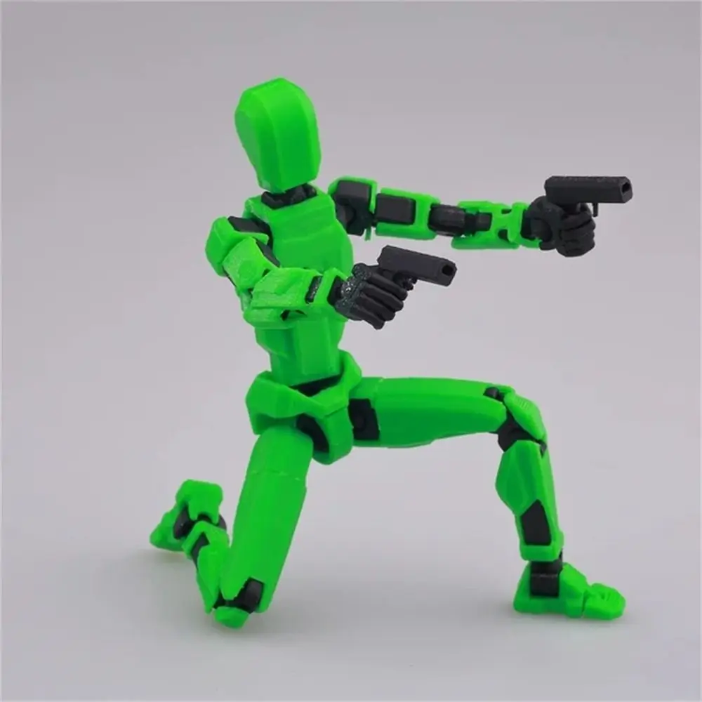 Multi-articulado móvel robô modelo boneca figuras brinquedos 3d impresso manequim figura de ação manequim 13 shapeshift robô pais-crianças