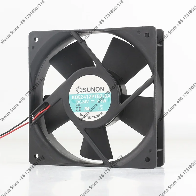 

KD2412PTB2-6A 5V 12V 48V DC24V 4.1W 12-centimeter fan12025 120X120X25MM 12CM KD1212PTS1-6A Original model