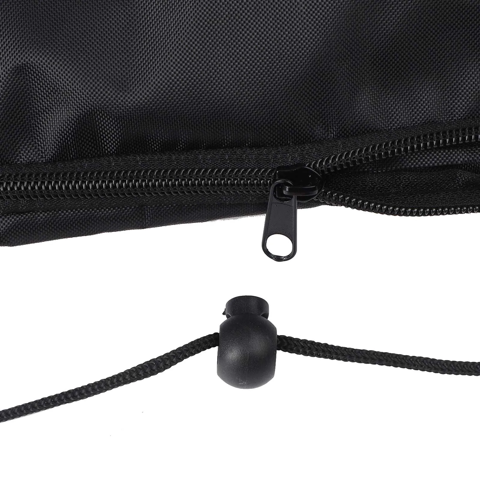 Black Waterproof Cover Weather Resistant Exercise Cover Outdoor Storage Cover UV-resistant Coating 420D Oxford Fabric
