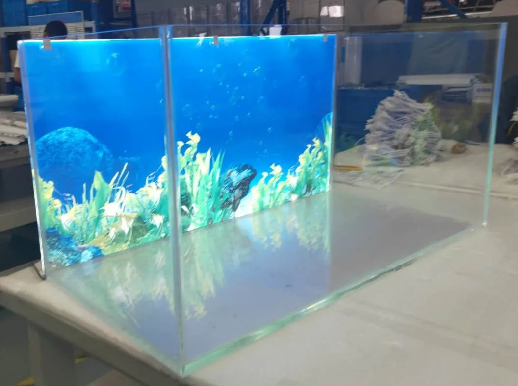 60*36 cm rétro-éclairage éclairé fond Costume Programmable LED éclairage d'aquarium pour aquarium et autres produits décoratifs