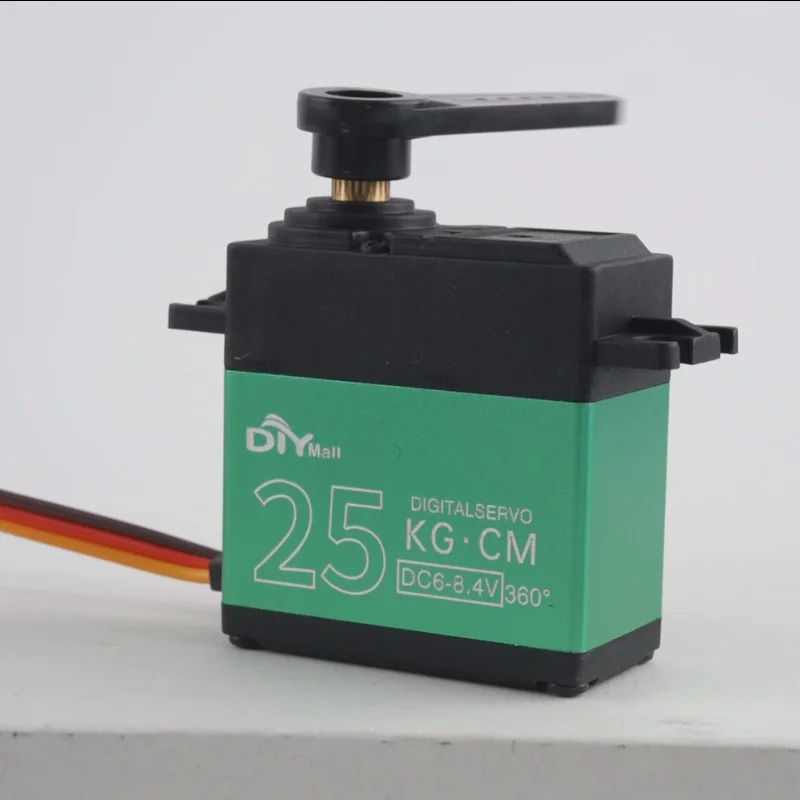 

4 шт./компл. TD-8825MG 25 кг цифровой сервопривод угольная щетка двигатель 360 ° Неуправляемые детали сервоприводов с непрерывным углом вращения для радиоуправляемого автомобиля