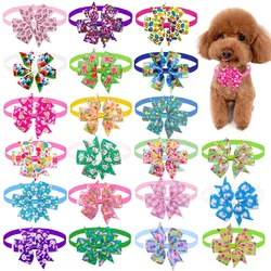 50PC Cat Pet Dog Bow Tie Easter Pet Supplies Rabbit Pet Dog Puppy Bowties Neckties  Dog Grooming Accessories Pet Products