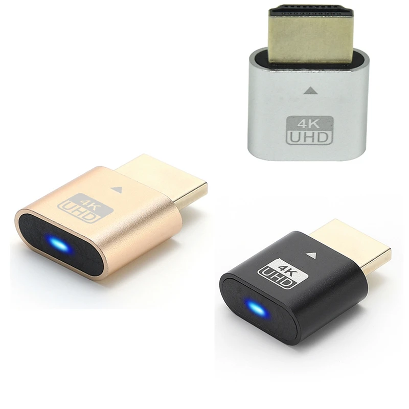 1 Piece Vistual Display Adapter With LED Light For Graphics Cards, PC Accessories,Desktop/Laptop B