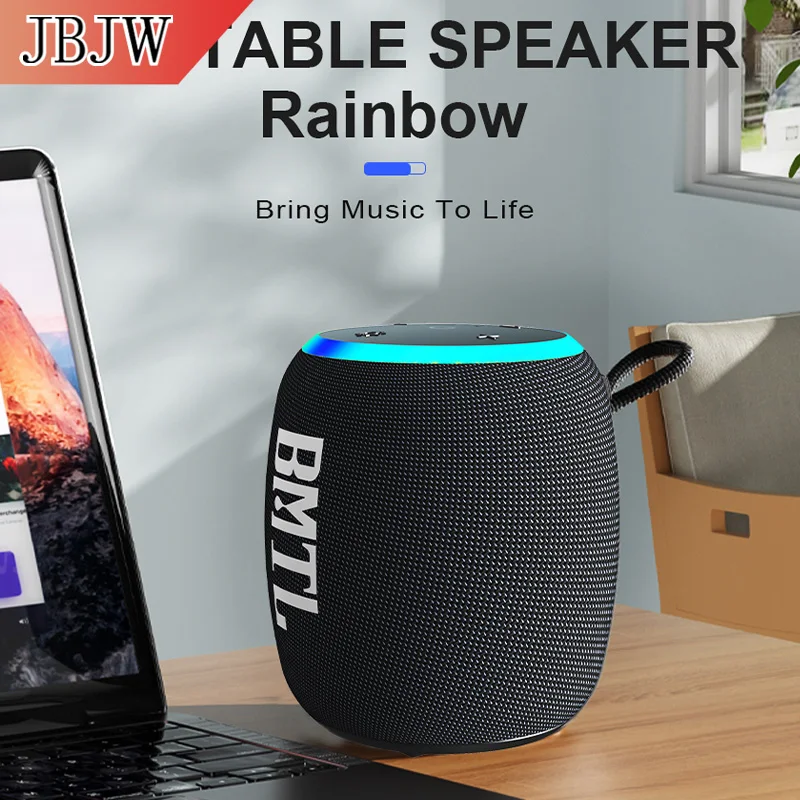

XDOBO Rianbow Outdoor Bluetooth Speaker IPX7 waterproof RGB Light TWS Surround Stereo Touch Control Portable Subwoofer with Mic