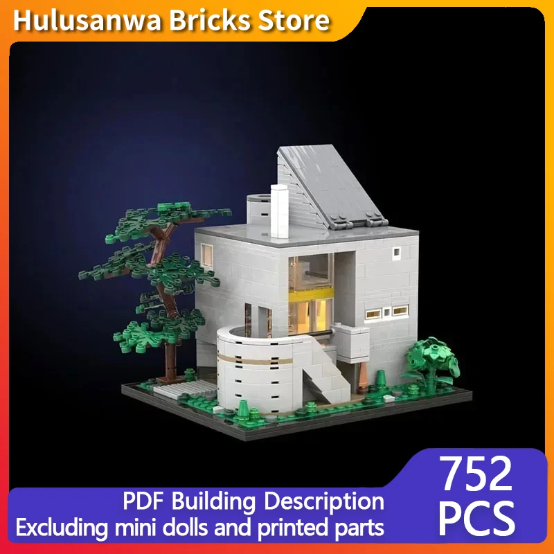 Popular Street View Model MOC Building Brick Multi Functional House Modular Technology Gifts Holiday Assemble Children Toys Suit