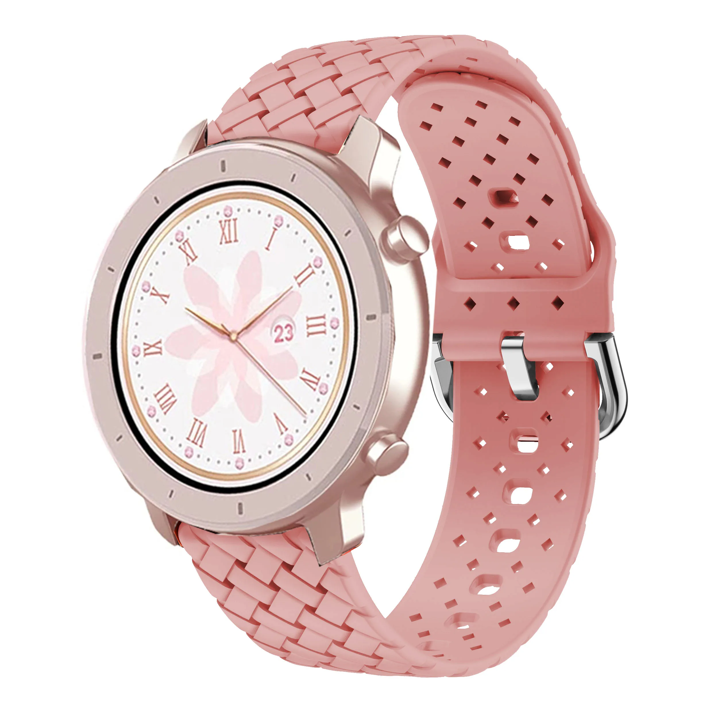 Cinturino da polso Smartwatch sostitutivo da 20mm per Huami Amazfit GTS 4 Mini/2e/3/GTR cinturino in Silicone da 42mm per Amazfit Bip 3/U Pro/S