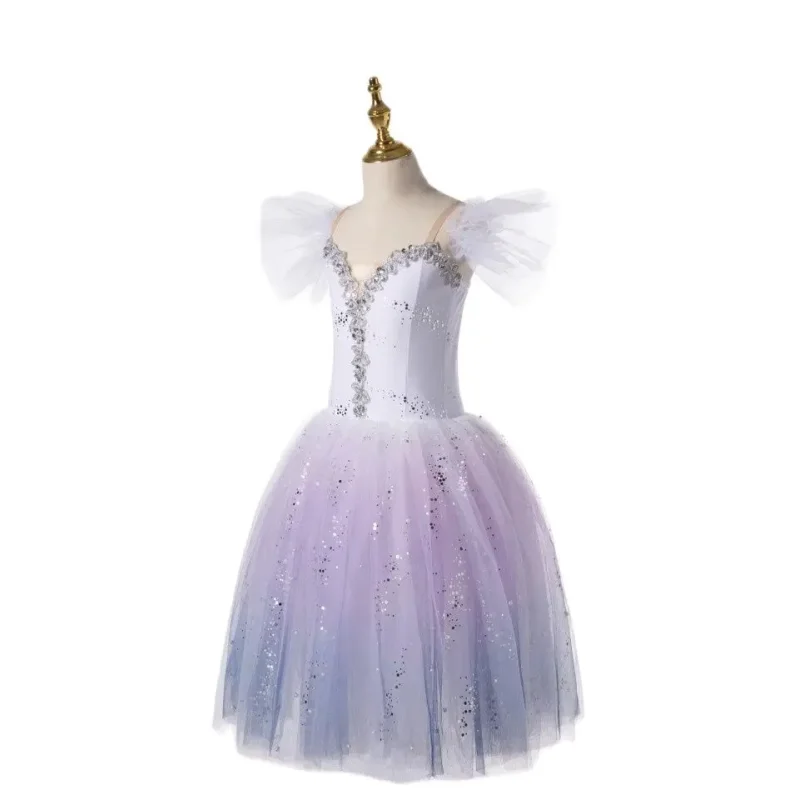 성인 로맨틱 투투 발레 드레스 소녀 어린이 여성 발레리나 드레스 공연 발레 댄스 드레스 현대 무용 의상