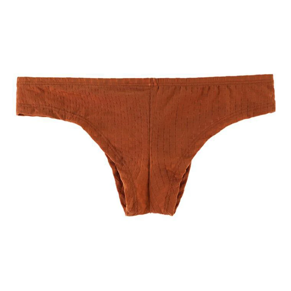 Men Mesh Grid Brief Low-rise Femboy Bulge Pouch Sexy Accessories Hot Soft Self-cultivation Panties SolidUnderwear Men's Clothing