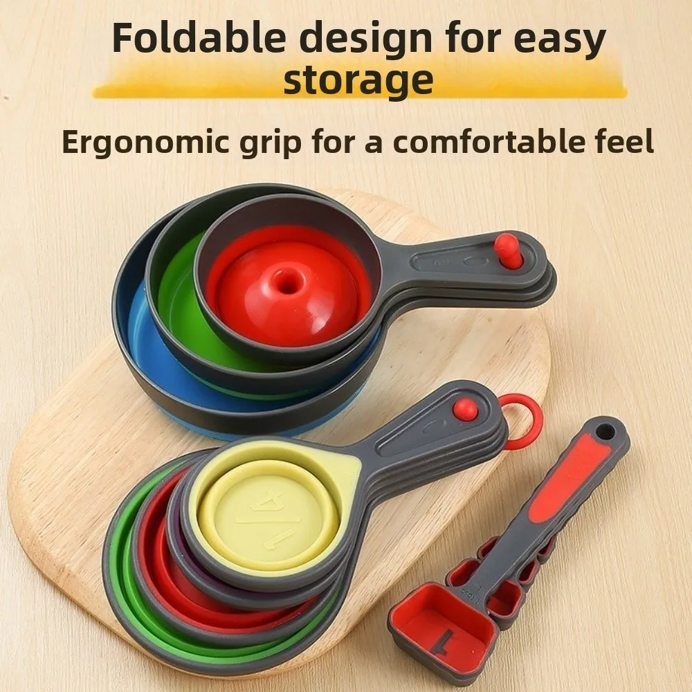 Stackable Collapsible Kitchen Measuring Cups