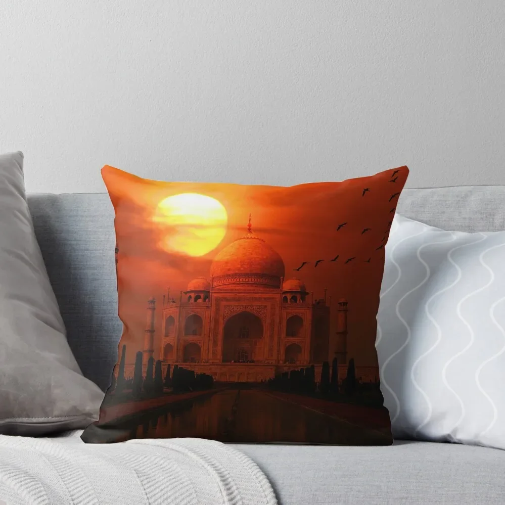 

Taj Mahal Sunset Throw Pillow Cusions Cover Cushions Cover Cushions Home Decor home decor items