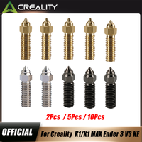 Creality Ender 3 V3 KE Nozzle Brass Plated Copper Hardened Steel High Speed Nozzles For Ender 3 V3 KE/K1 / K1 Max / CR-M4 ﻿