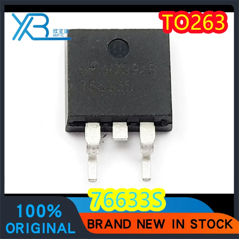 Automotive Computer Chip, SMD Transistor TO-263, Good Quality, 100% Original Stock, 76633S, HUF76633S3S, 4/40 Pieces