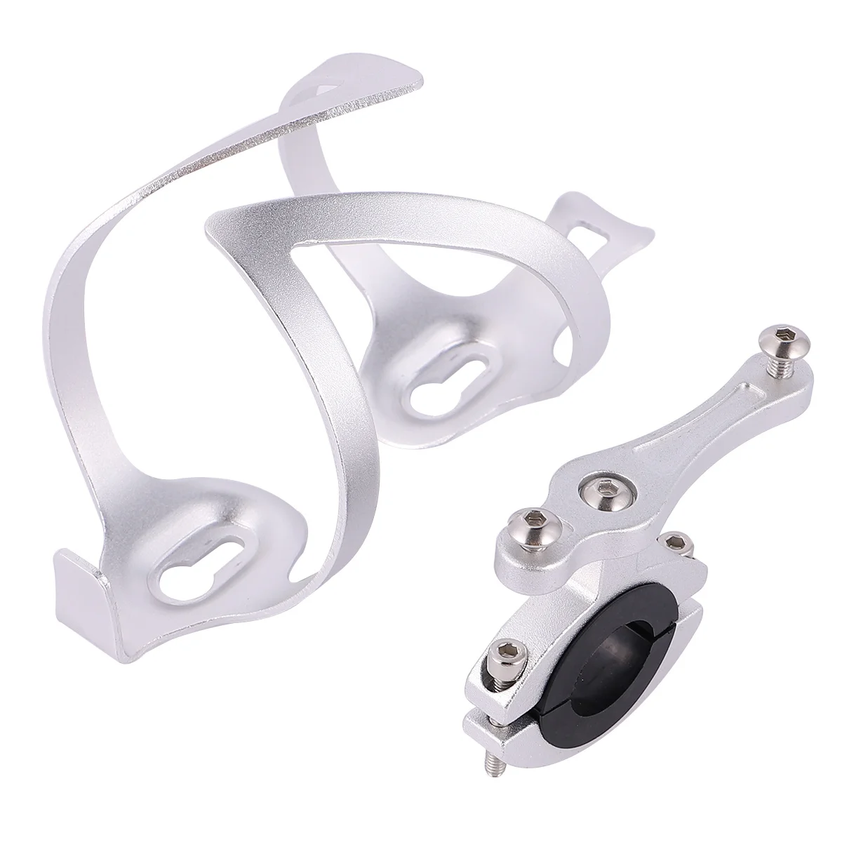 

1Pcs Bottle Cage Aluminum Alloy Bike Kettle Rack Sturdy Lightweight Solve Collide Problem Easy Install Cycling Gear Blue