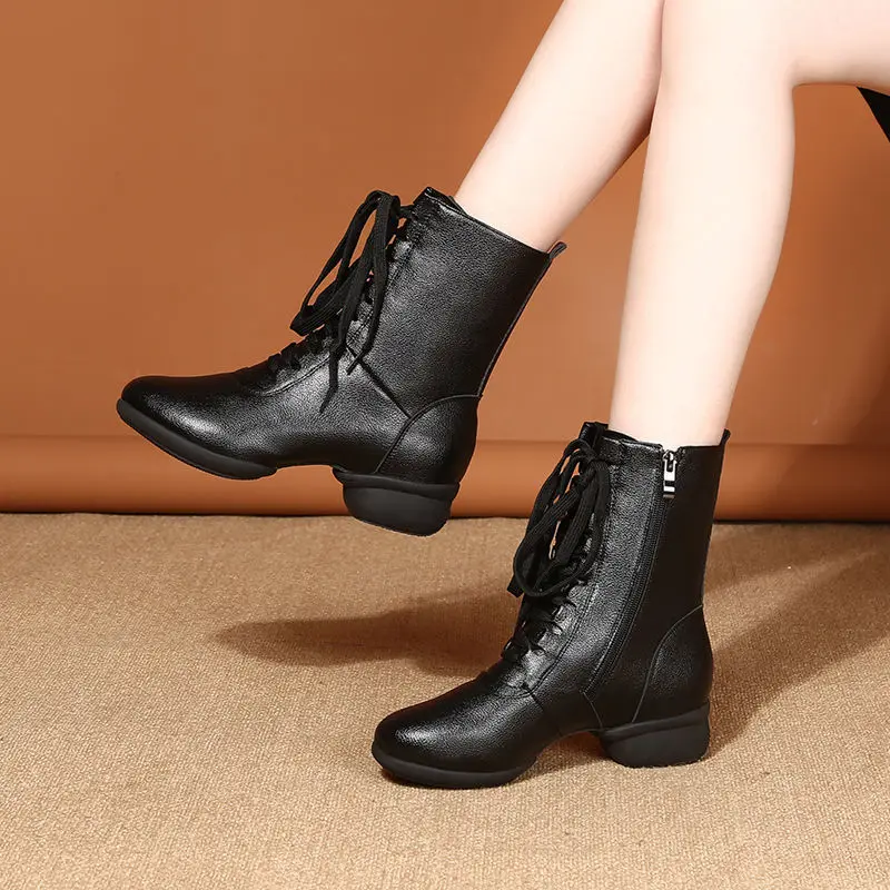 

New women four seasons dance shoes boots