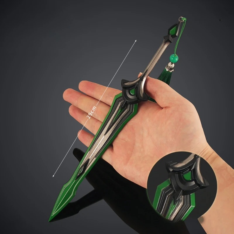 29 سنتيمتر جديد VALORANT أنيمي الشكل محيط المعادن الحرفية نموذج المشهد الدعائم سطح المكتب الديكور الحلي هدايا عيد اللعب #5