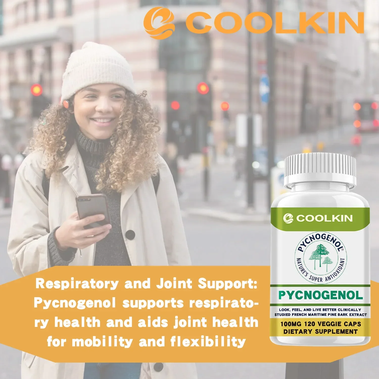 Pycnogenol - French Maritime Pine Bark Extract, Anti-aging, Antioxidant, Joint Support and Immune Health