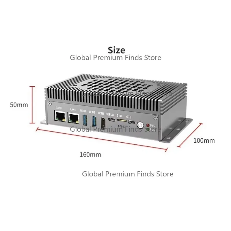 Nv--id-ia Jets-on Orin Na-no 8GB Super Mini PC Compact Industrial AI Edge Computer Signal Conversion Modules