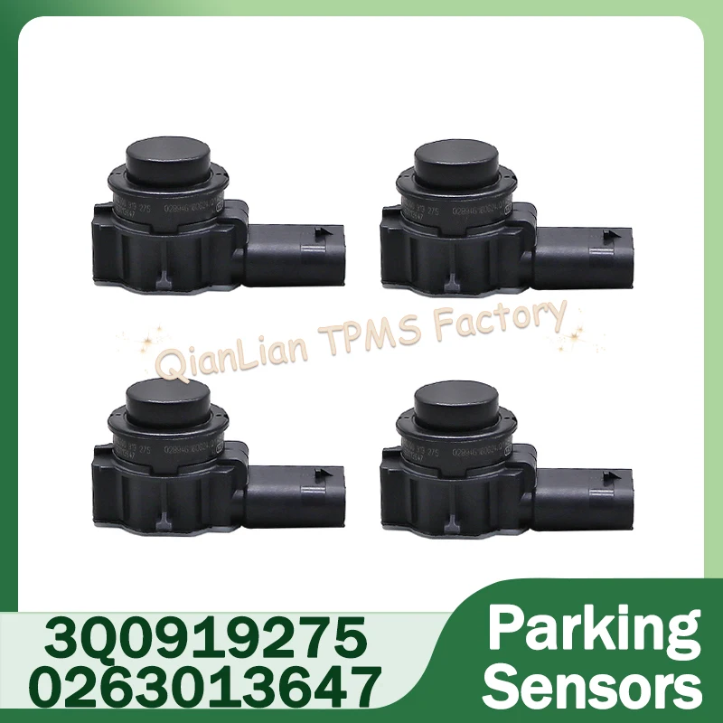 1/4 Stück 3Q0919275 0263013647 PDC Einparkhilfe-Sensor für VW Tiguan II Skoda Kodiaq Auto-Elektronikzubehör