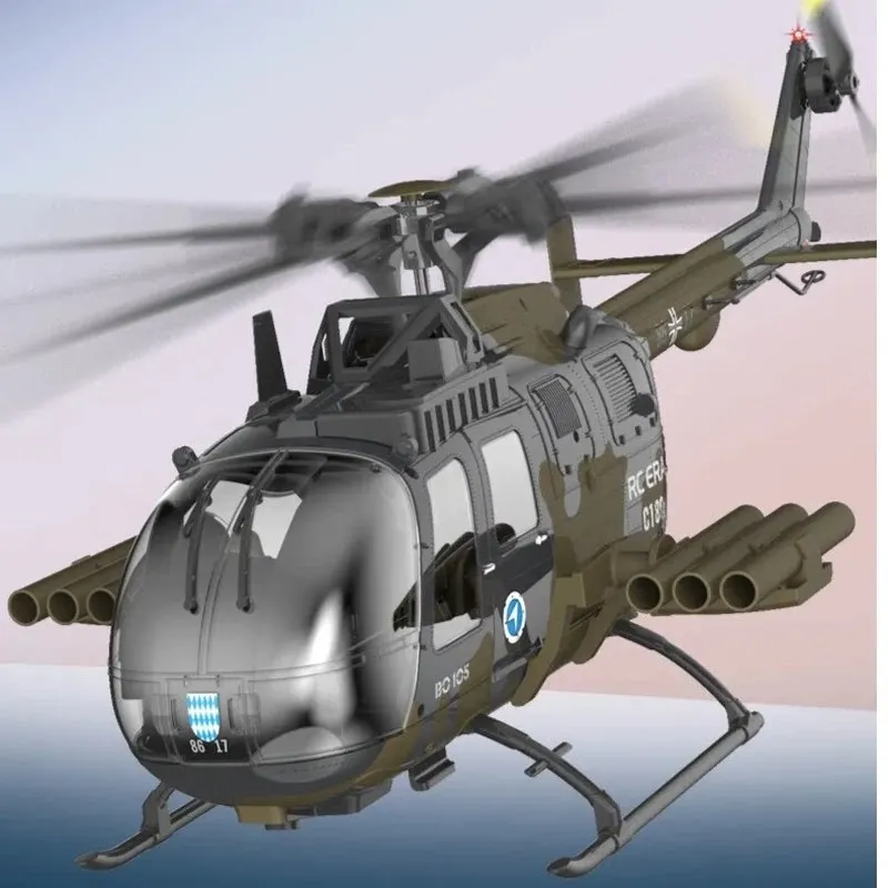 RC ERA Remote Control Helicopter C180 BO105 Brushless Motor Simulated Model Optical Flow Positioning Laser Radar Inverted FlY