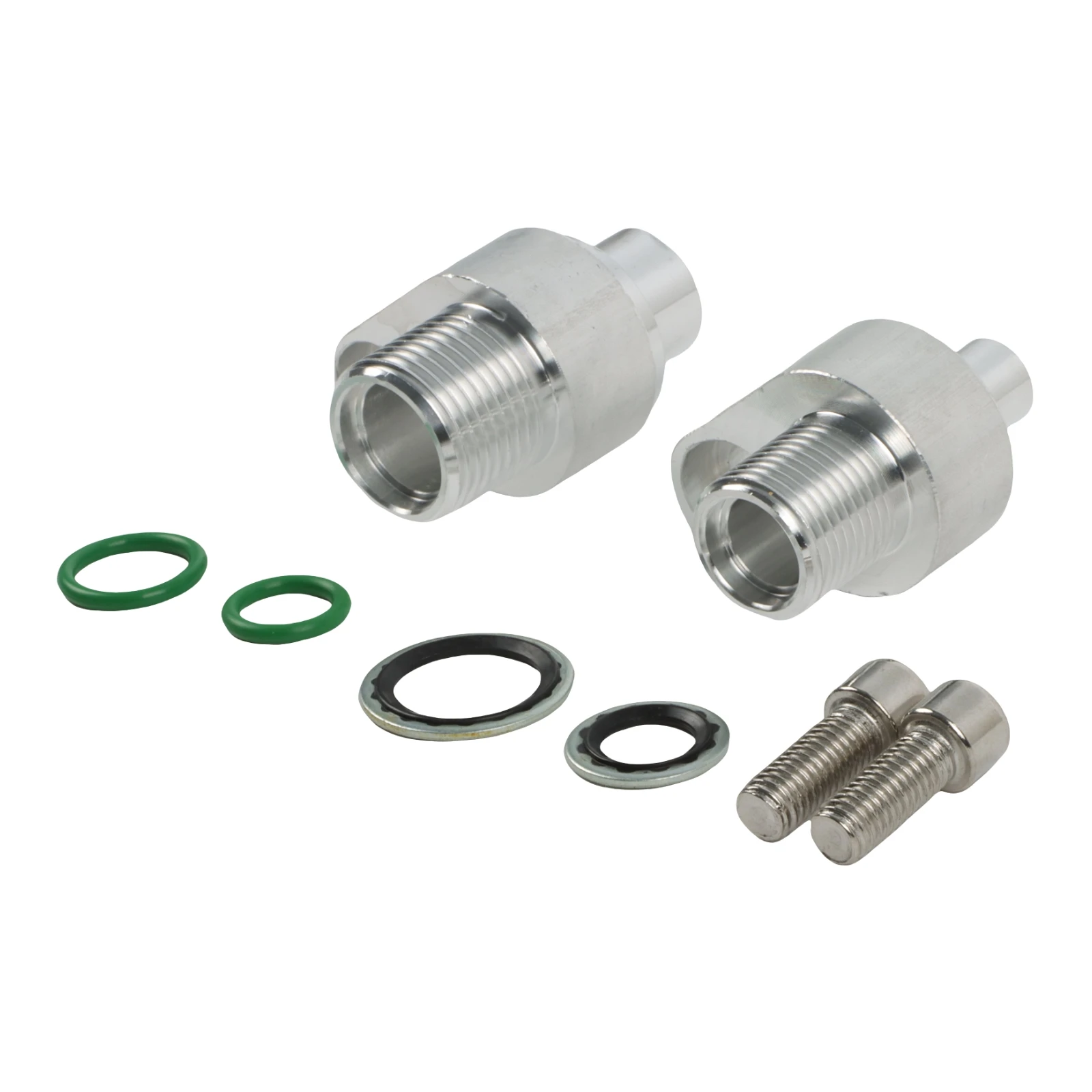 2 stücke 13mm 16mm Swap A/C Kompressor Adapter Armaturen 451-1105 451-1106 440-822 440-823 Für Denso 10S17F 10S20F