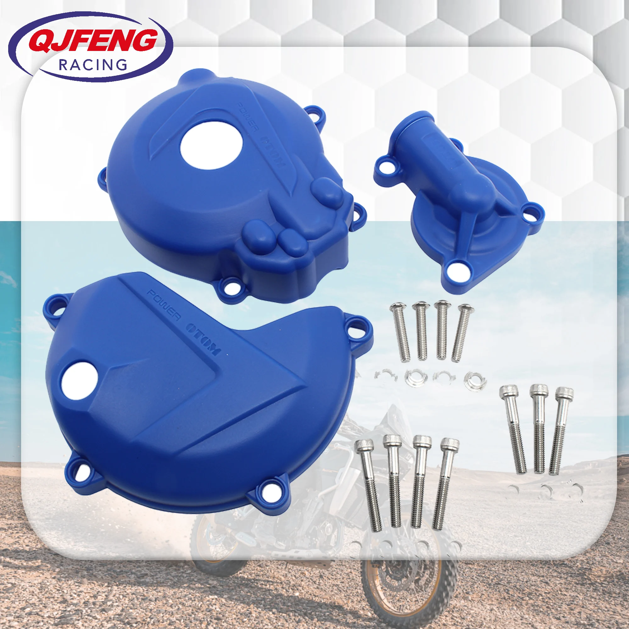 

Motocross Magneto Pump Cover For ZongShen NC250 250CC KAYO 177 BSE J5 RX3 ZS Motorcycle Engine Protection Covers Set Enduro