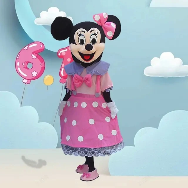 Cosplay Mickey Minnie Mouse mascotte set klassieke stripfiguren reclame evenement partij volwassen cosplay kostuum Disney