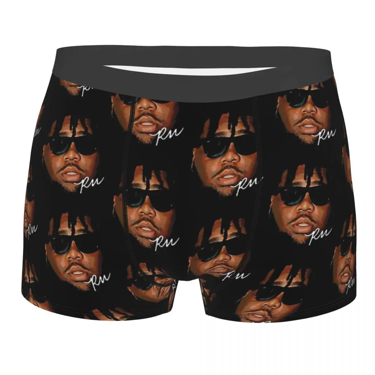 Dazzling Cool Rod Wave Rapper Man's Printed Boxer Briefs Underwear Highly Breathable Top Quality Gift Idea