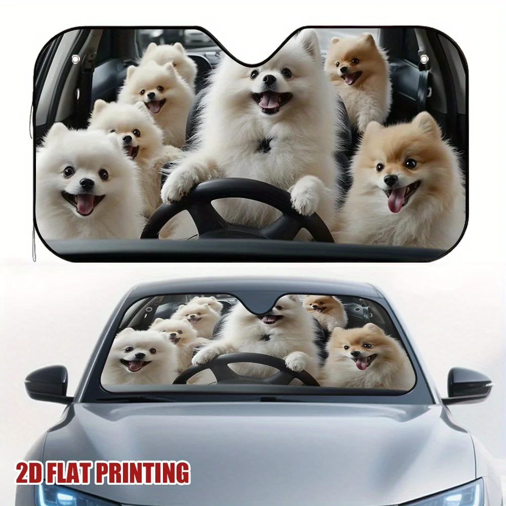 

1 шт., автомобильный солнцезащитный козырек для померанского шпица, помогает при шоссе, могах и в центре города, ползает движение, поддержает свежесть в кабине