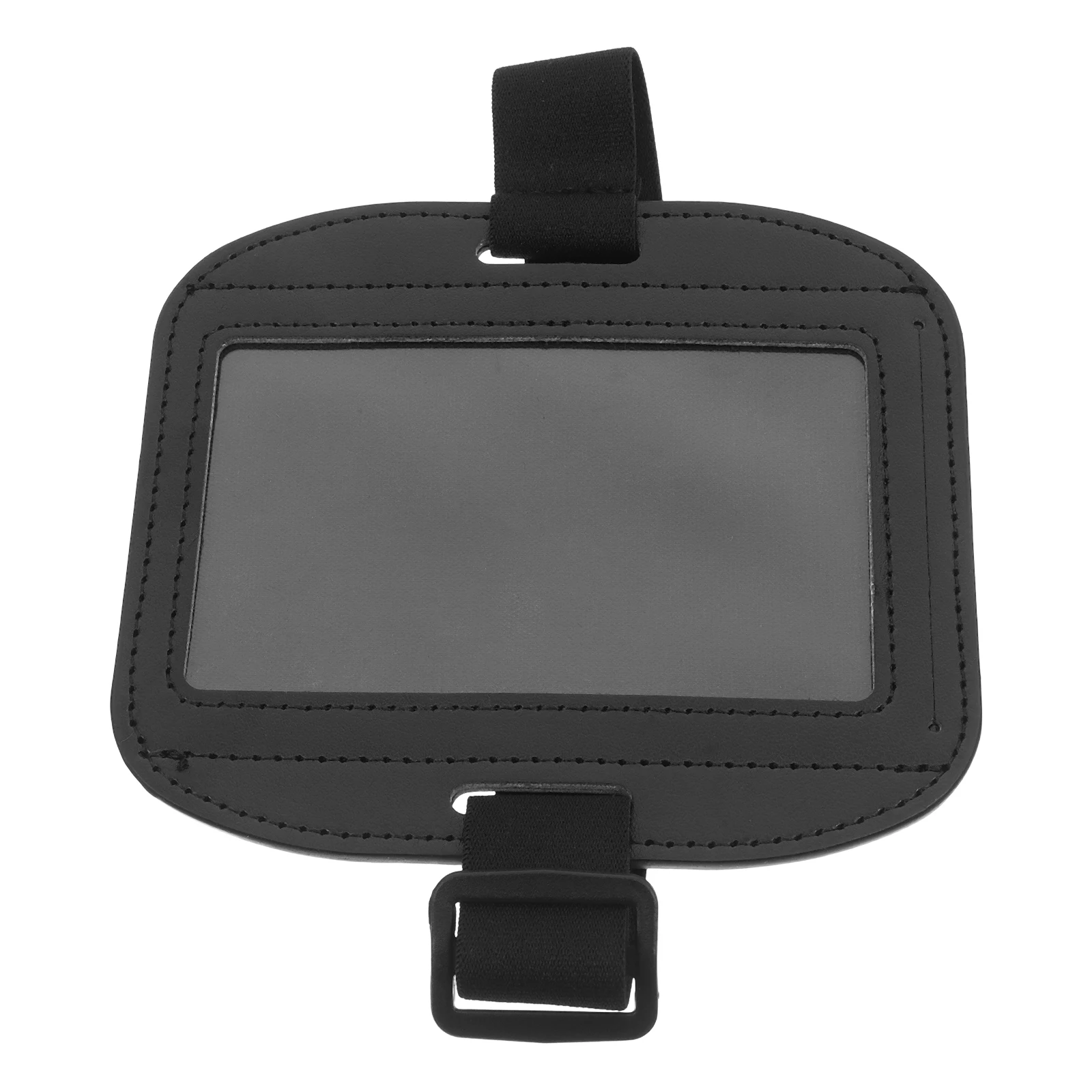 

Waterproof ID Card Holder Horizontal Arm Badge Name Tag Case Black Elastic Armband Plastic Multi Use Card Holder Arm