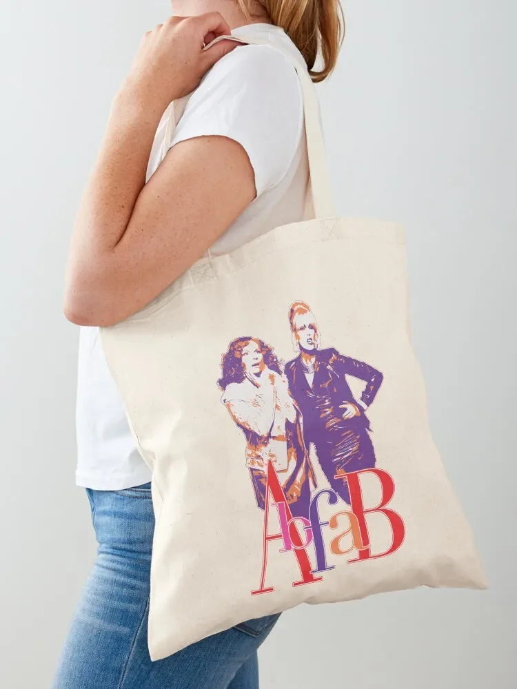 AbFab Tote Bag حقيبة صديقة للبيئة قابلة للطي أكياس عربة التسوق حمل حقيبة