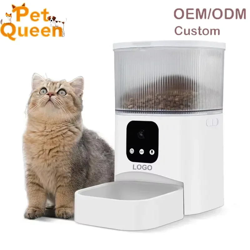OEM Automatic Pet Feeder for Bulk Order Custom Logo MOQ 1 pcs Rechargeable Battery Waterproof Dual Voltage