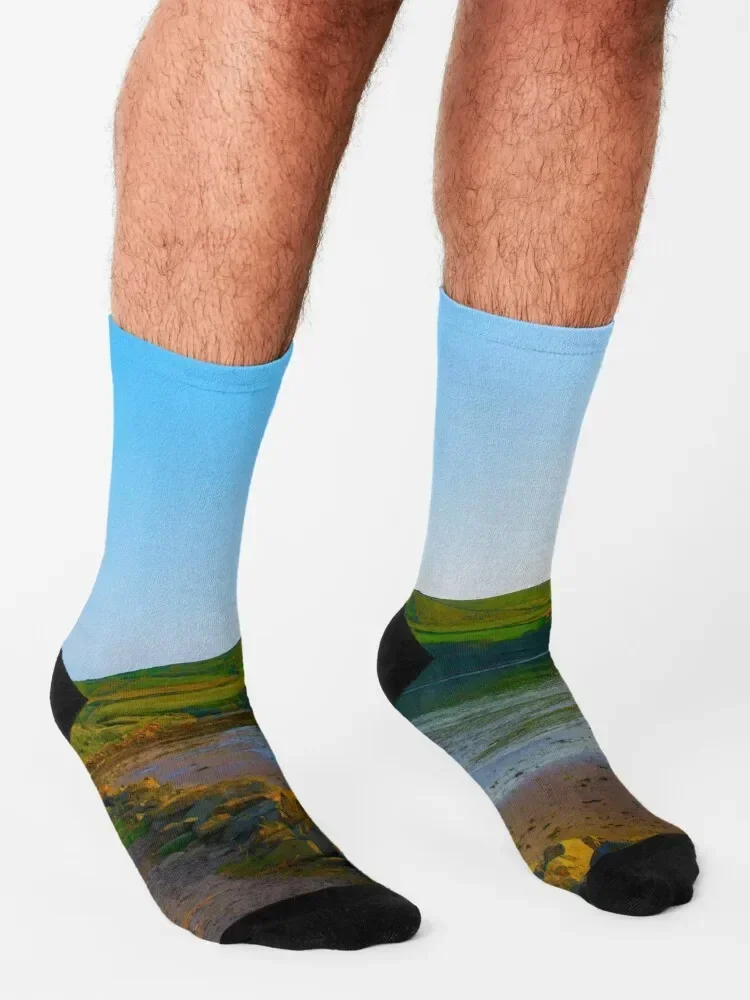 A Walk In Dingle Ireland Socks winter gifts shoes Socks For Man Women's