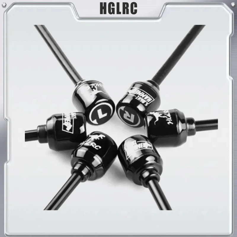 

HGLRC Mini Long Range Hammer Antenna Mini RHCP LHCP Spin SMA IPEX MMCX Angle 5.8G 2.5dBi 135mm For RC FPV Racing Drone