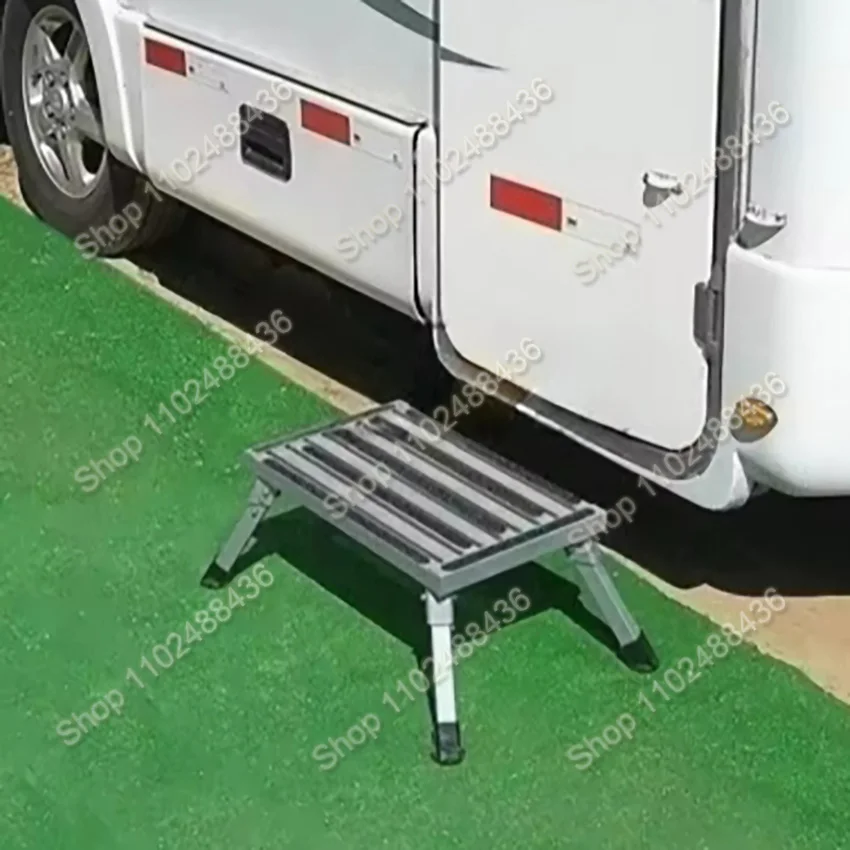 

Thickened Folding Anti Slip Car Wash Bench RV Camping Site RV Alloy Folding Pedal Household Car Wash Table