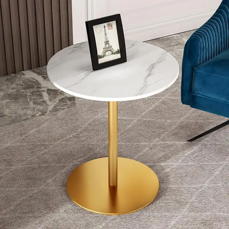 

Nordic Small Round Table, Luxury Side, Sofa Corner, Living Room, Bedside Bedroom, Small Tea Table, Metal Table