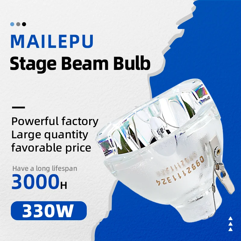 Stage Lighting 16R Lamp SIRIUS HRI 330W Replacement Replacement Stage Moving Head Replacement Beam Lamp caliber 56*56mm