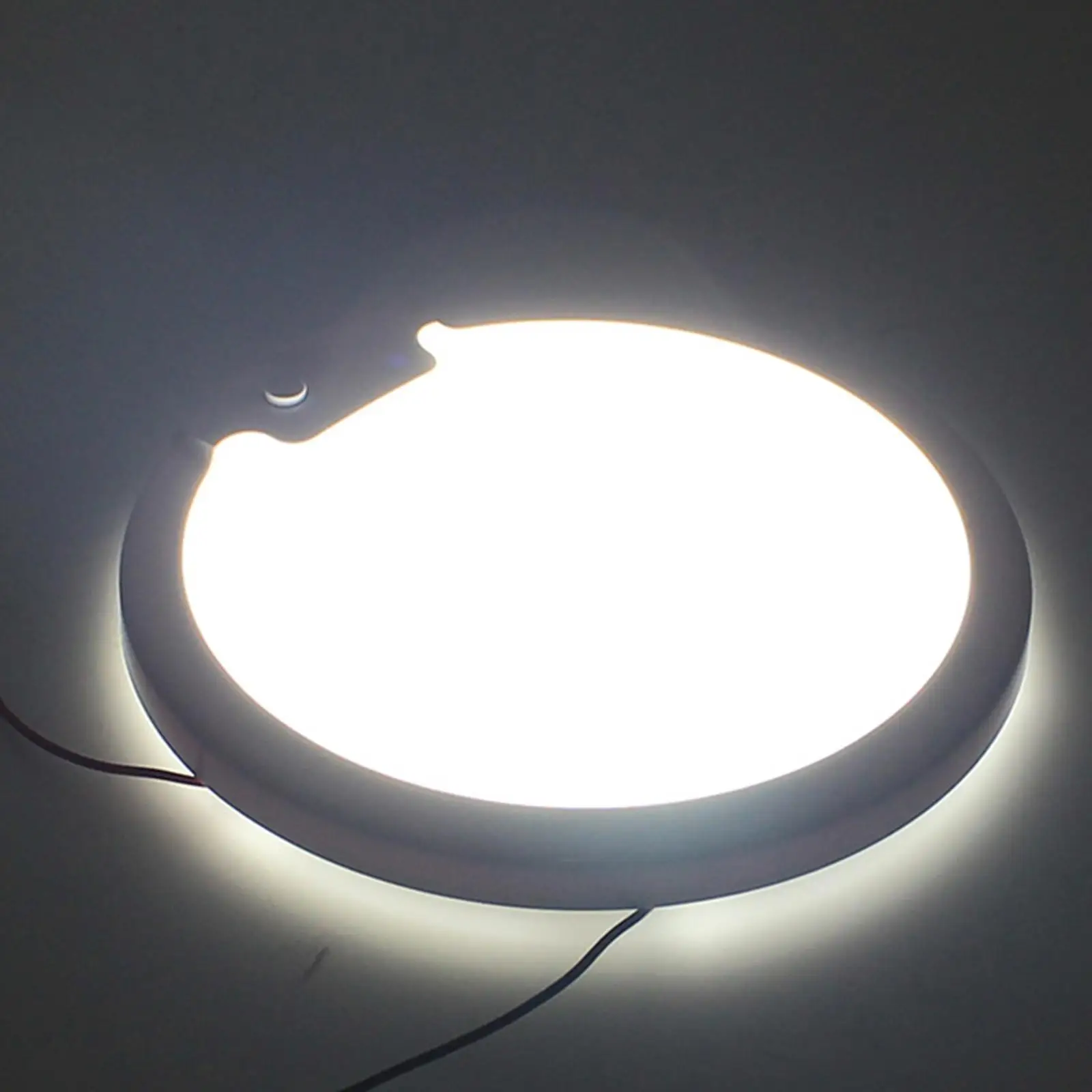 Car 12V 24V Ceiling LED Panel Light 600-700LM Round Dome 10W 6000K Slim Downlight for RV Kitchen Marine Travel Camper Hotel