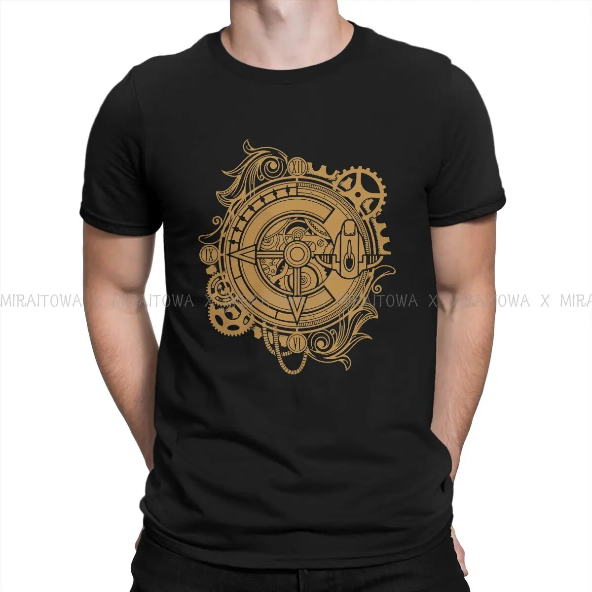 CHRONO TRIGGER SFC Marl Lucca TShirt for Men Clock Epoch  Basic Leisure Tee T Shirt High Quality Trendy Loose