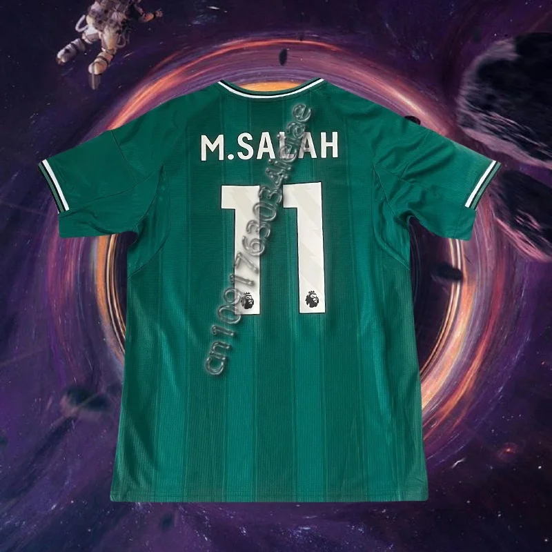 

MOTO-2025 Liverpool Second Away Fan Edition Football Suit No. 11 3D Printed Breathable Comfortable Outdoor Sports Short Sleeve