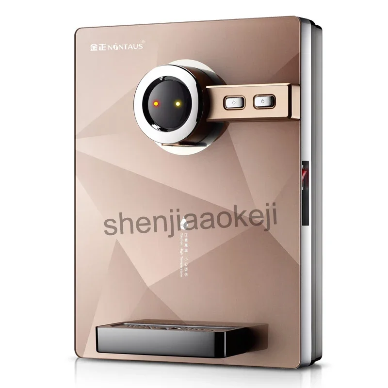 Dispensador de água de escritório montado na parede fonte potável quente instantânea sem velocidade biliar máquina de água quente 220v 2200w 1pc