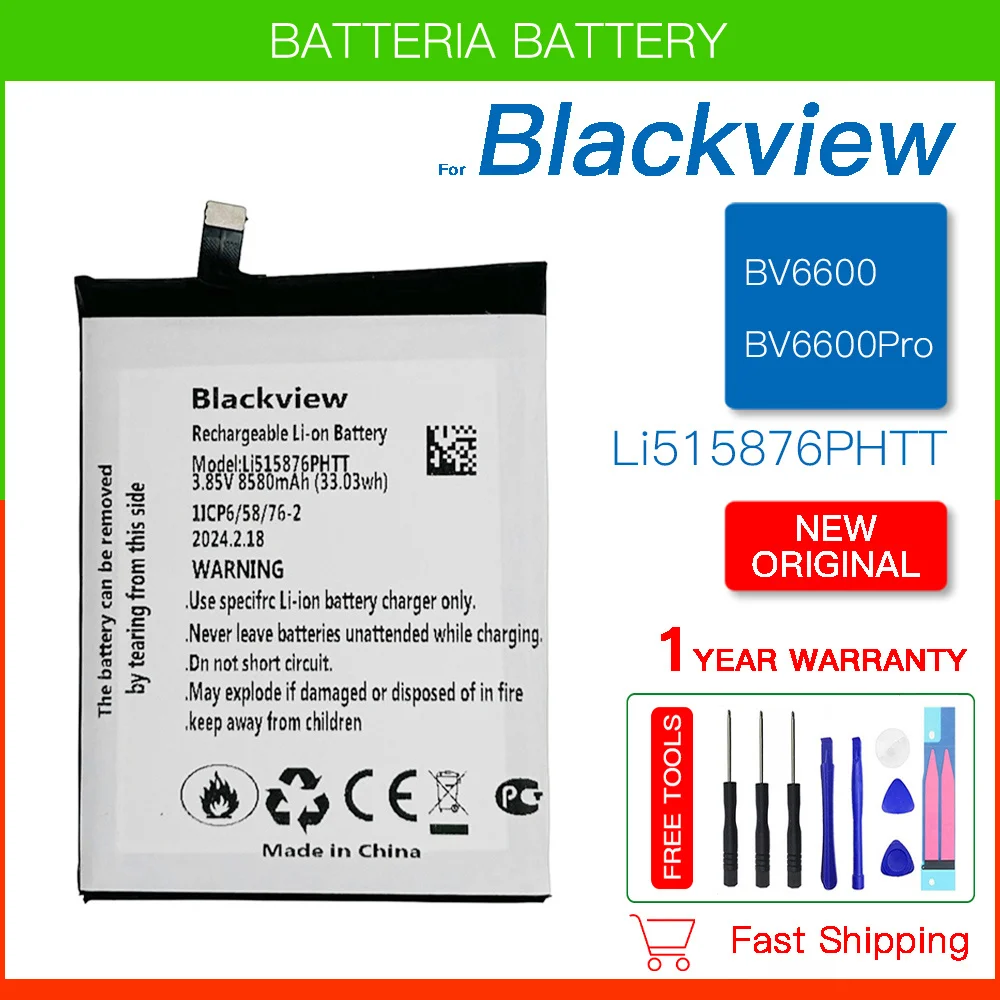 Batería Original para Blackview BV6900 BV6000 BV6800 BV7000 BV8000 BV9000 BV9100 BV9500 BV9600 BV9700 BV9800 BV9900 A60 A80 PRO