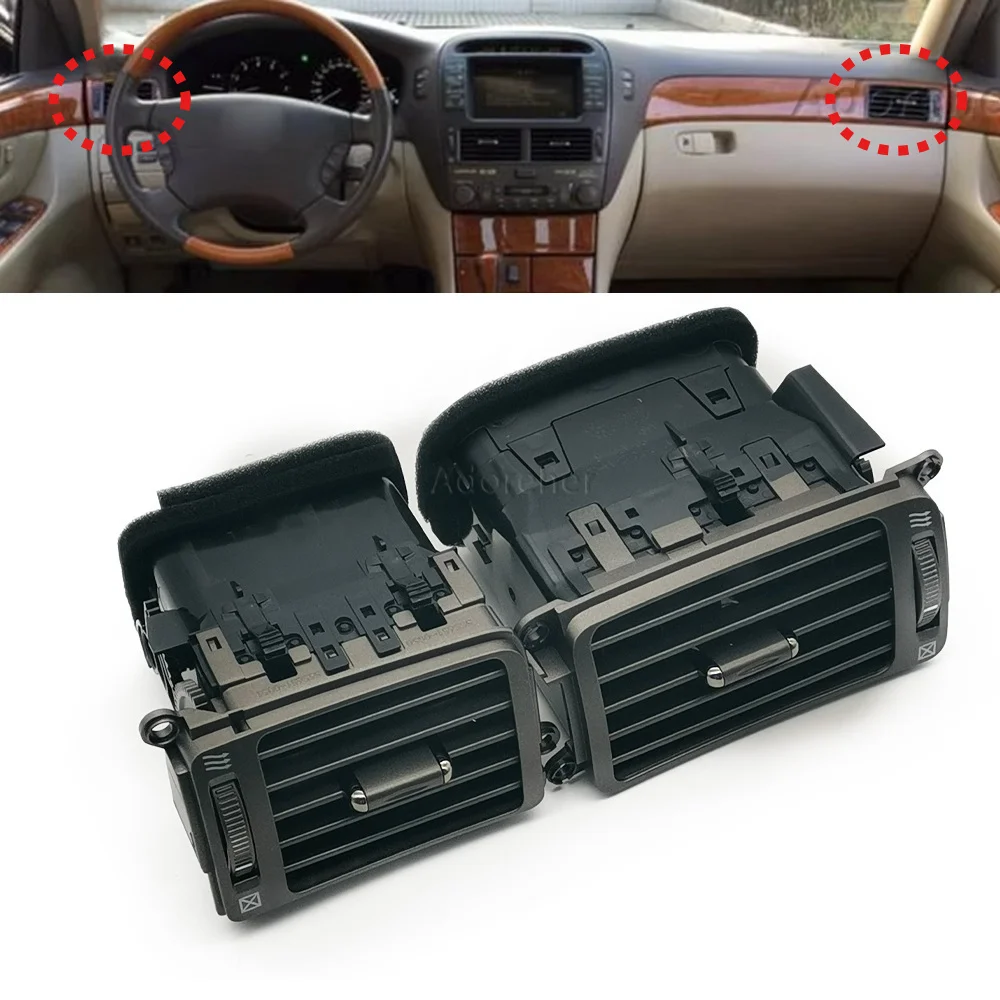 Car Front Left Right Dash Air Conditioning Vent Grille Outlet AC Air Vent 55660-50050 55670-50050 For Lexus LS430 2000-2007