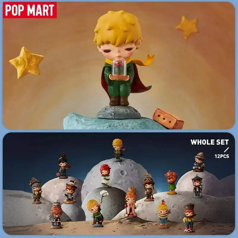 POP MART Hirono Mały Książę Seria Blind Box Zabawki Kawaii Anime Figurka Niespodzianka Mystery Box Lalki Prezent dla Dziewczynek