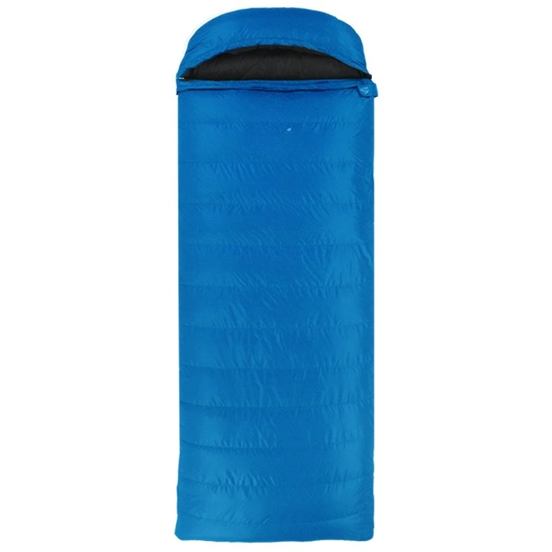 Goose down sleeping bag outdoor heating widened envelope type camping mutual type