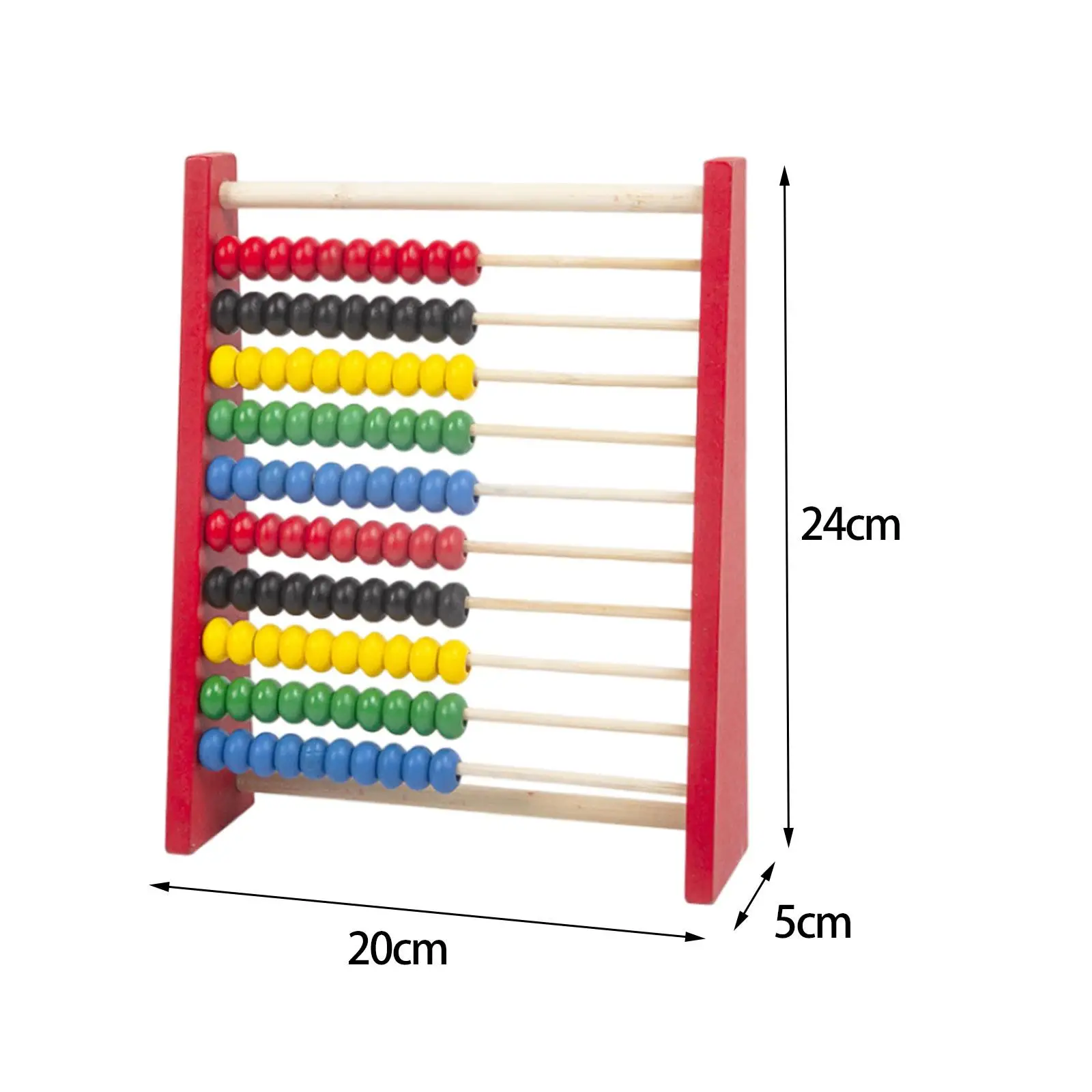 Zählrahmen, Lernspielzeug, klassisches pädagogisches Zählspielzeug aus Holz, Abakus aus Holz, pädagogisches Zählrahmen-Spielzeug