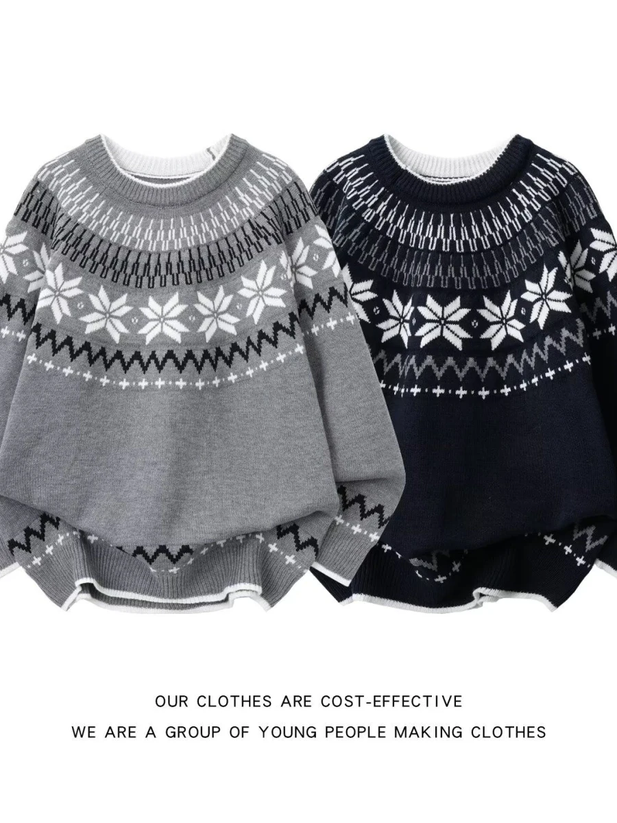 

Мужской модный трикотажный джемпер Slim Fit с круглым вырезом, осенне-зимняя базовая кофта 2025 года, новый элегантный мужской топ с длинным рукавом, идеально сшитый по фигуре