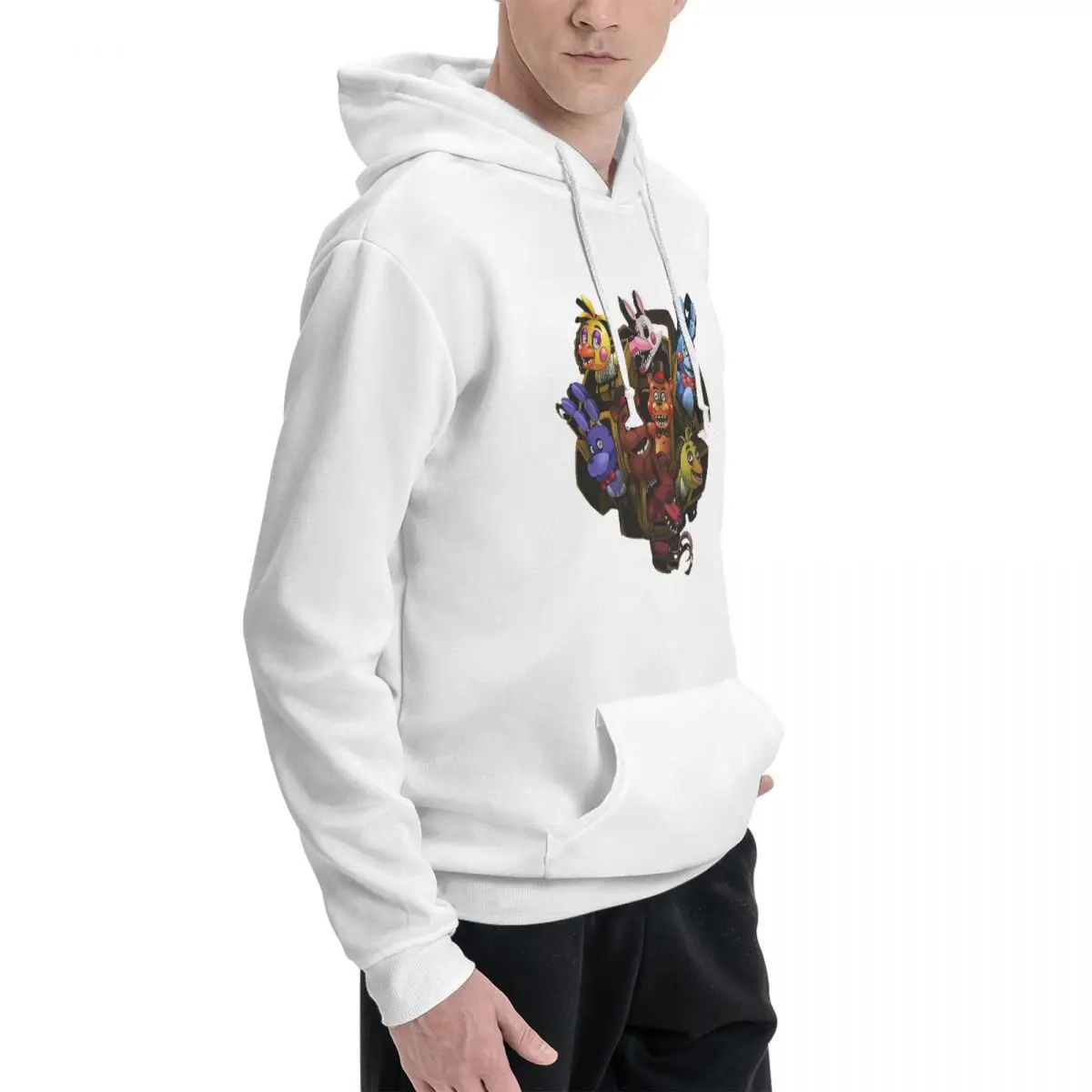 خمس ليال في هوديي Harajuku البلوز الخريف الشتاء الرجال المرأة البلوز قمم طويلة الأكمام